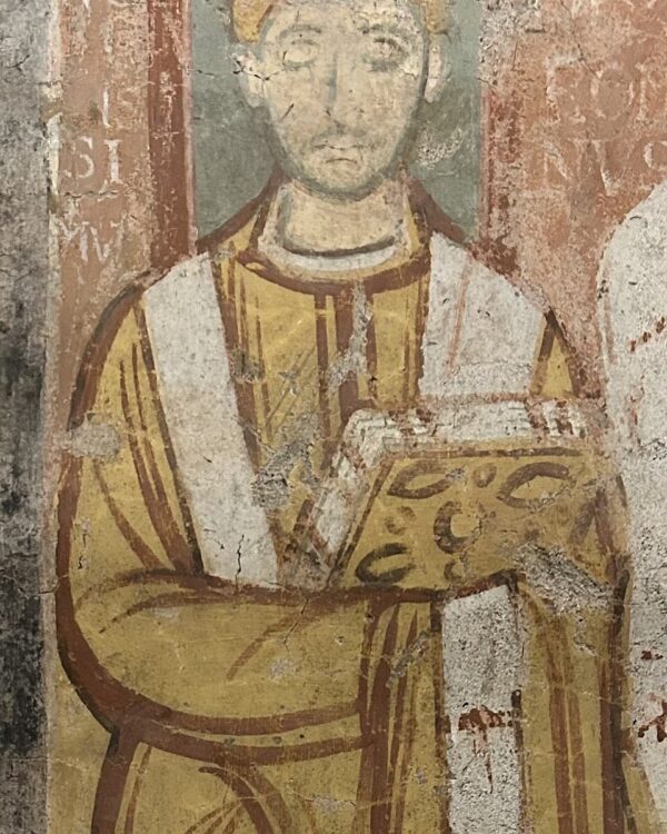 Pope St. Leo IV Catholic saint portrait Portrait of Pope St. Leo IV, patron of Popes, Rome