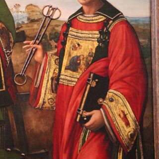 Devotional portrait of St. Leonard of Noblac