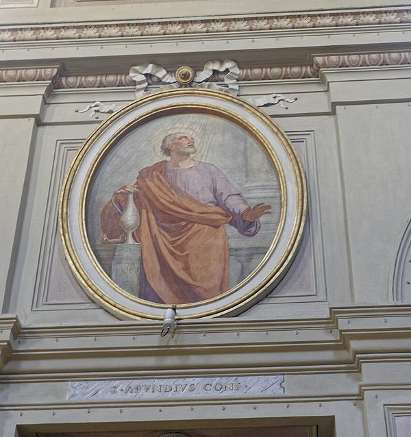 St. Abundius the Sacristan Catholic saint portrait Portrait of St. Abundius the Sacristan, patron of Sacristans, church custodians, altar server…