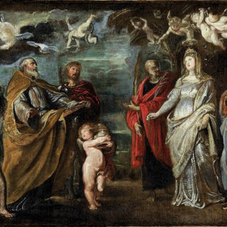 Devotional portrait of St. Maurus