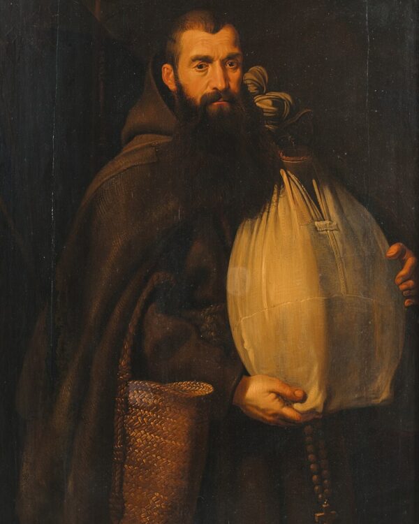 St. Felix of Cantalice Catholic saint portrait Portrait of St. Felix of Cantalice, patron of Capuchins, beggars, children, the poor