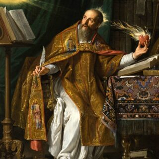 Devotional portrait of St. Augustine of Hippo