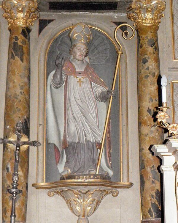St. Desiderius of Vienne Catholic saint portrait Portrait of St. Desiderius of Vienne, Catholic saint