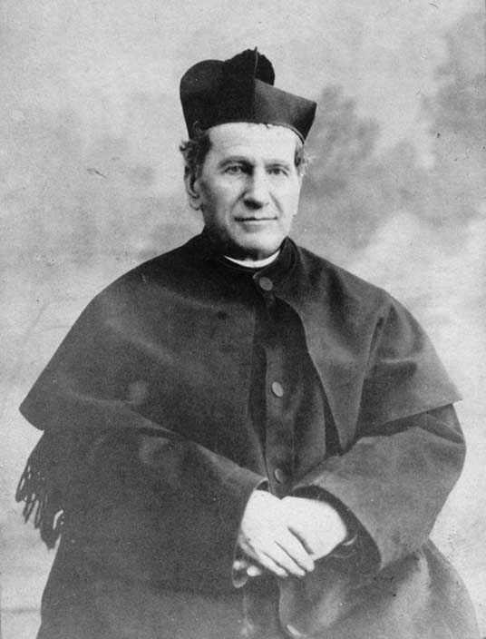St. John Bosco Catholic saint portrait Portrait of St. John Bosco, patron of youth, students, teachers