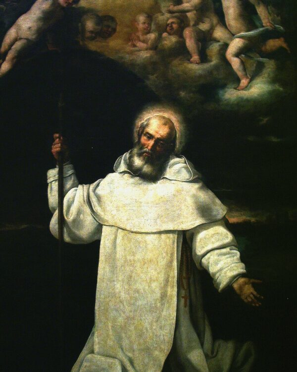 St. Peter Nolasco Catholic saint portrait Portrait of St. Peter Nolasco, patron of captives, ransomers, mercenaries