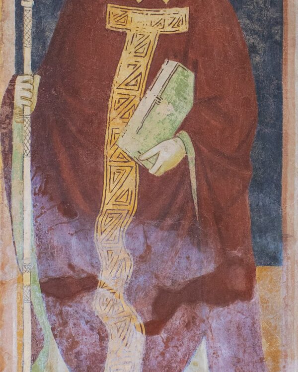 Portrait of St. Valentine, patron of Love, engaged couples, happy marriages