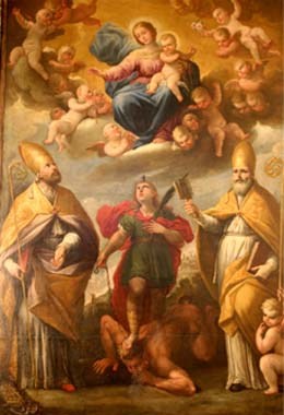 St. Potitus Catholic saint portrait Portrait of St. Potitus, patron of epilepsy sufferers