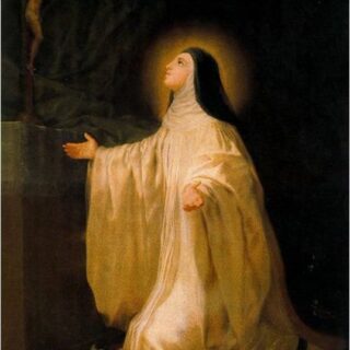 Devotional portrait of St. Lutgardis