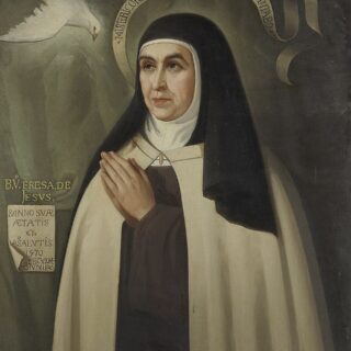 Devotional portrait of St. Theresa