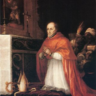 Devotional portrait of St. Turibius of Mogrovejo