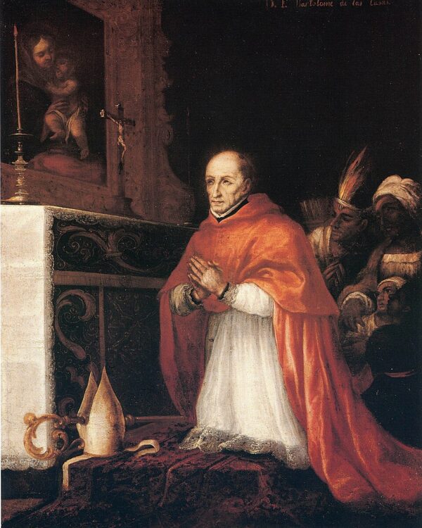 Portrait of St. Turibius of Mogrovejo, patron of Latin American bishops, indigenous peoples