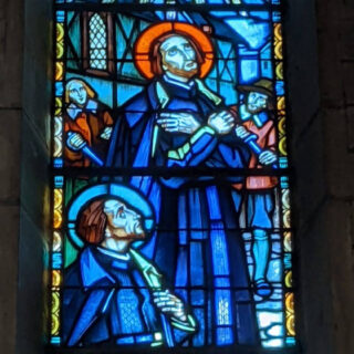 Devotional portrait of St. Jacques Sales