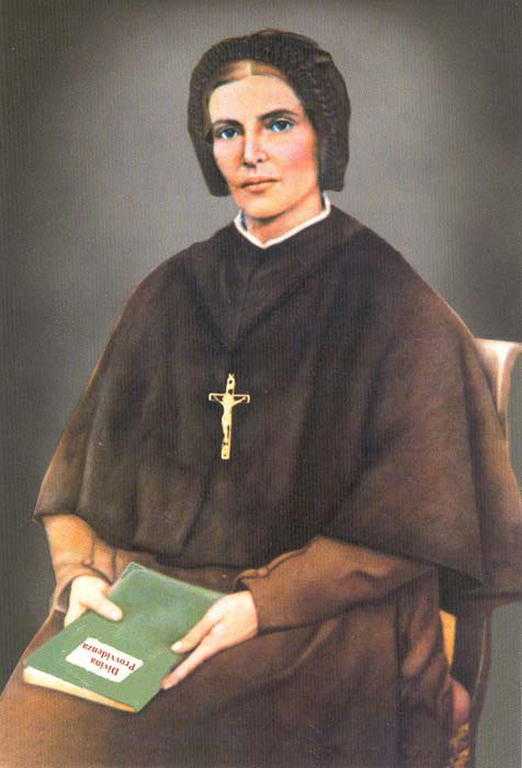 Bl. Chiara Bosatta Catholic saint portrait Portrait of Bl. Chiara Bosatta, Catholic saint
