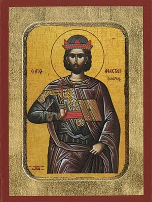 St. Anastasius the Persian Catholic saint portrait Portrait of St. Anastasius the Persian, Catholic saint