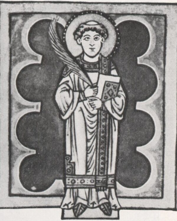 St. Cyriacus Catholic saint portrait Portrait of St. Cyriacus, patron of the sick, exorcists, and those suffering de…