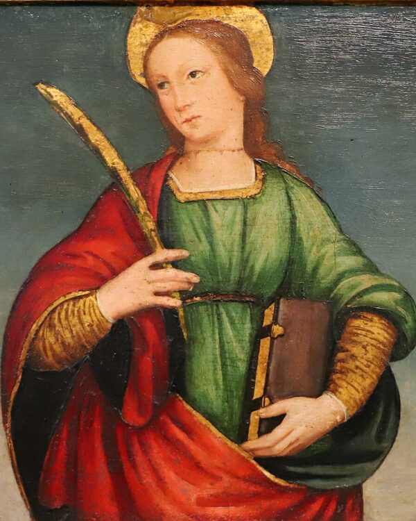 St. Reparata Catholic saint portrait Portrait of St. Reparata, patron of Florence, Nice, defenders of the faith