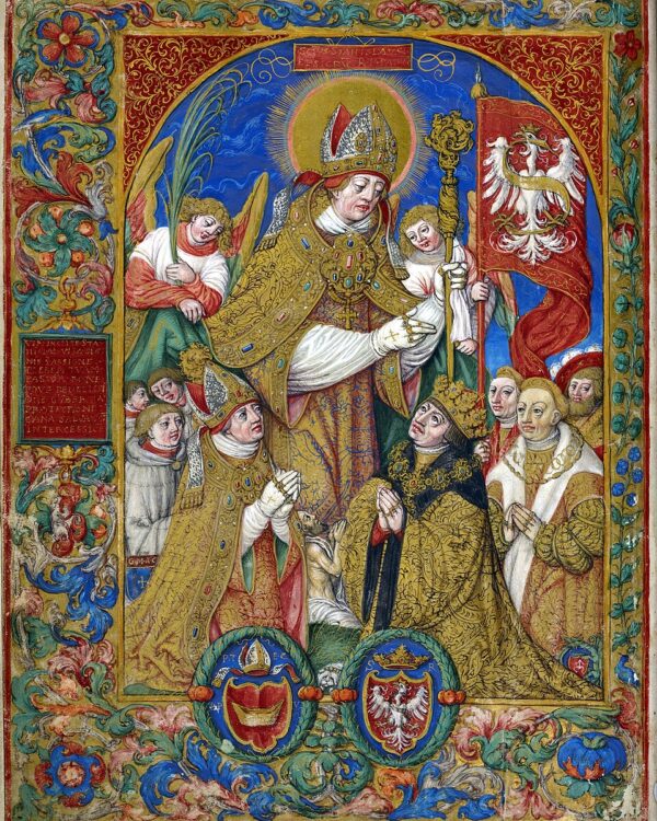 Portrait of St. Stanislaus of Szczepanów, patron of Poland and moral courage