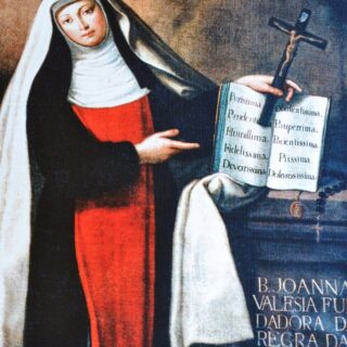 Devotional portrait of St. Joan of Valois, Virgin