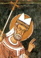 Devotional portrait of Pope St. Sylvester