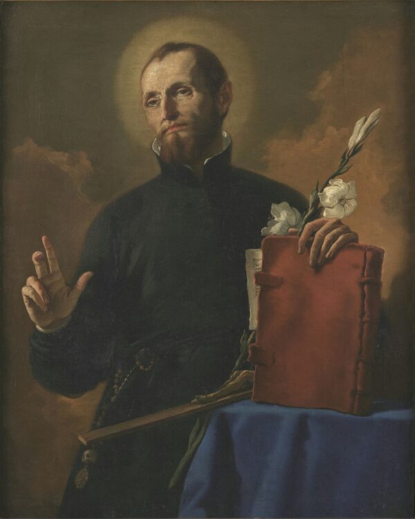 St. Cajetan Catholic saint portrait Portrait of St. Cajetan, patron of job seekers, unemployed, gamblers
