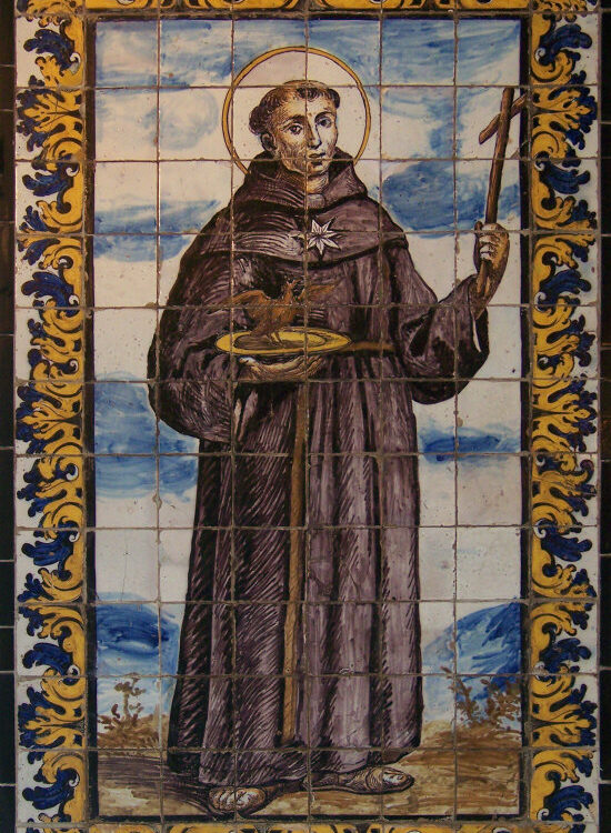 St. Nicholas of Tolentino Catholic saint portrait Portrait of St. Nicholas of Tolentino, patron of souls in Purgatory