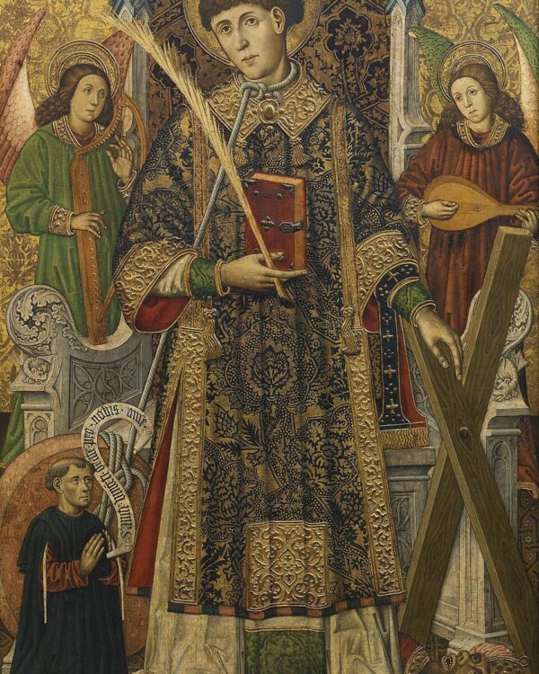 St. Vincent of Saragossa Catholic saint portrait Portrait of St. Vincent of Saragossa, patron of Vintners, winemakers, Portugal