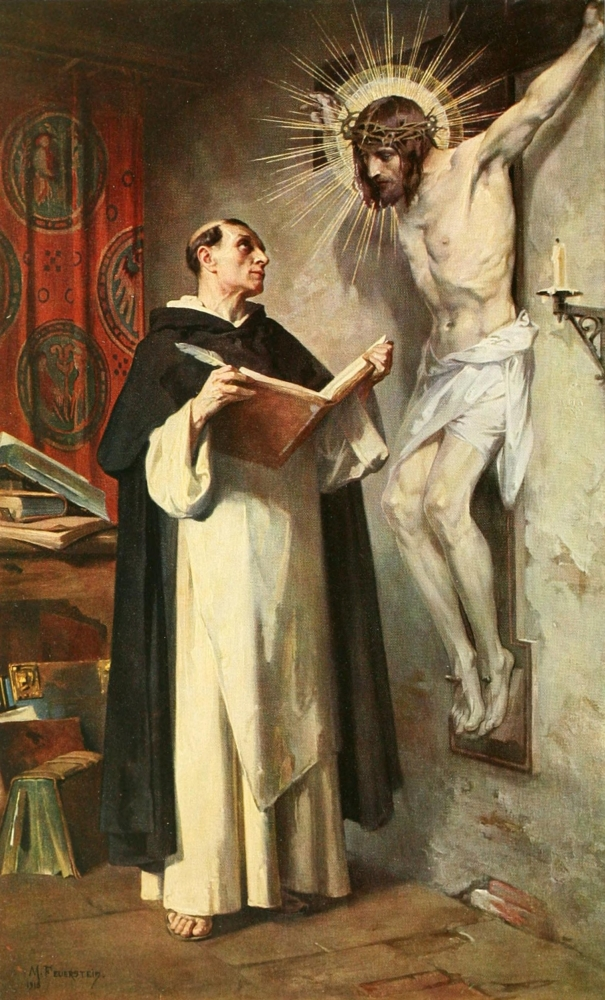 Devotional portrait of St. Thomas Aquinas