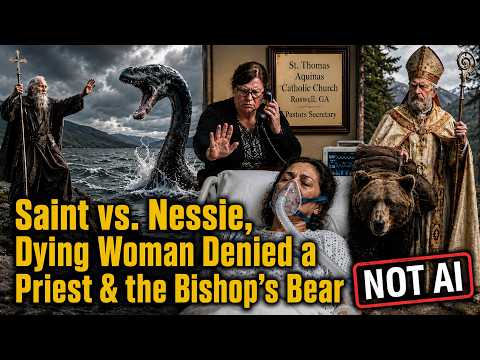 Saint vs. Nessie, a Dying Woman Denied a Priest & the Bishop’s Bear