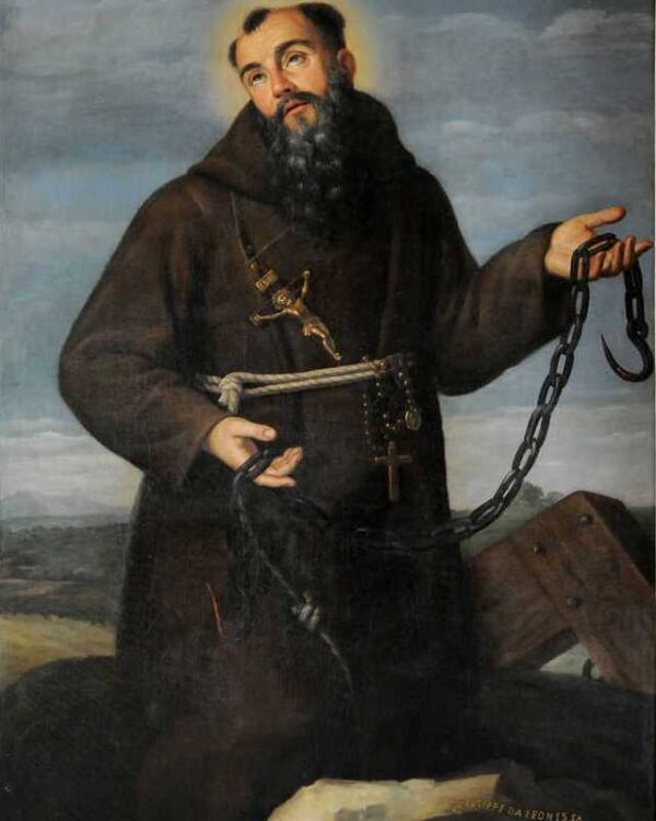St. Joseph of Leonessa Catholic saint portrait Portrait of St. Joseph of Leonessa, patron of missionaries, prisoners, poor